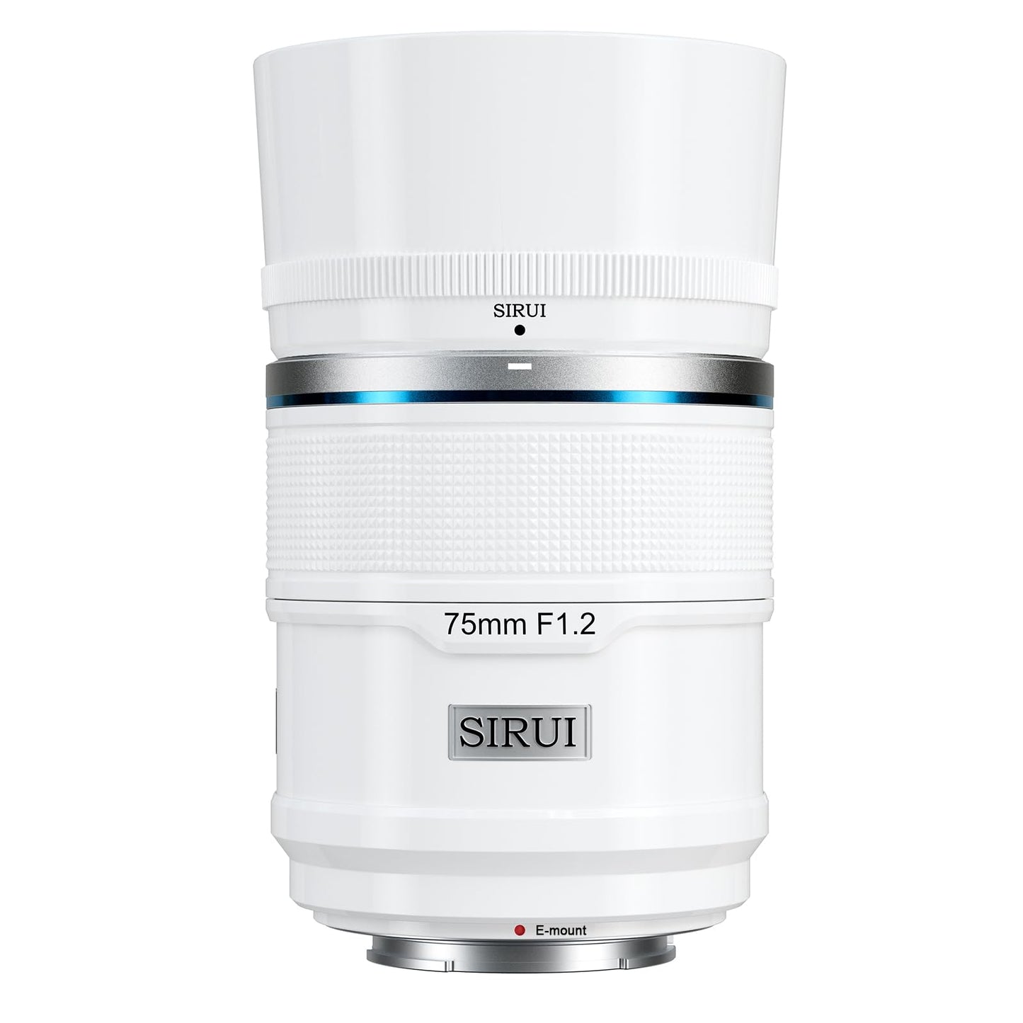 Sirui Sniper - Lente de Enfoque automático de 75 mm, teleobjetivo F1.2 APS-C para cámara A5 A6 A7 FX A9 ZV-E Series (Montaje E, Blanco)