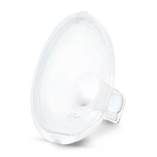 Embudos Medela Transparente de 27 mm Compatibles con Extractores Eléctricos para Manos Libres