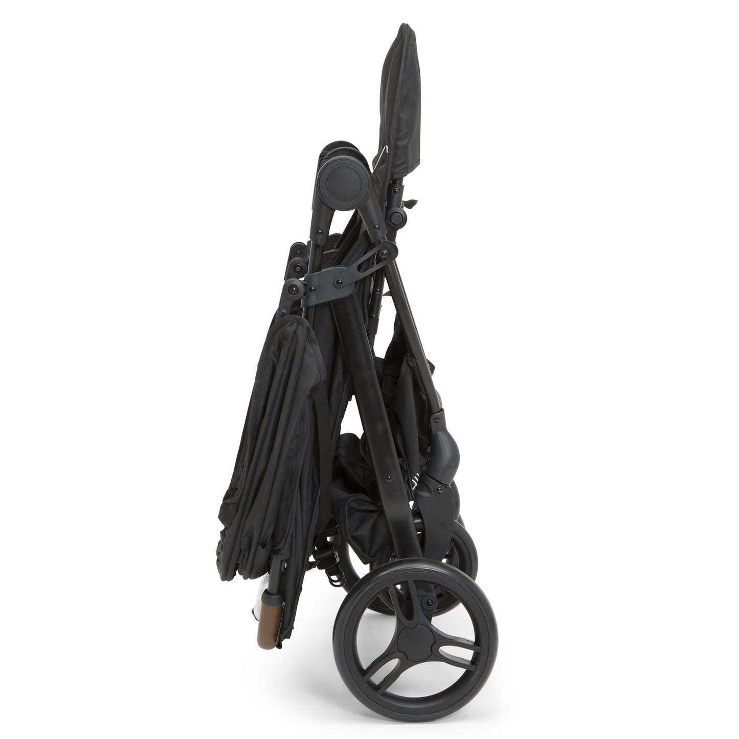 Delta - carriola doble Cruzer para niños, ligero lado a lado con asientos reclinables, toldos extensibles y plegado plano, color negro