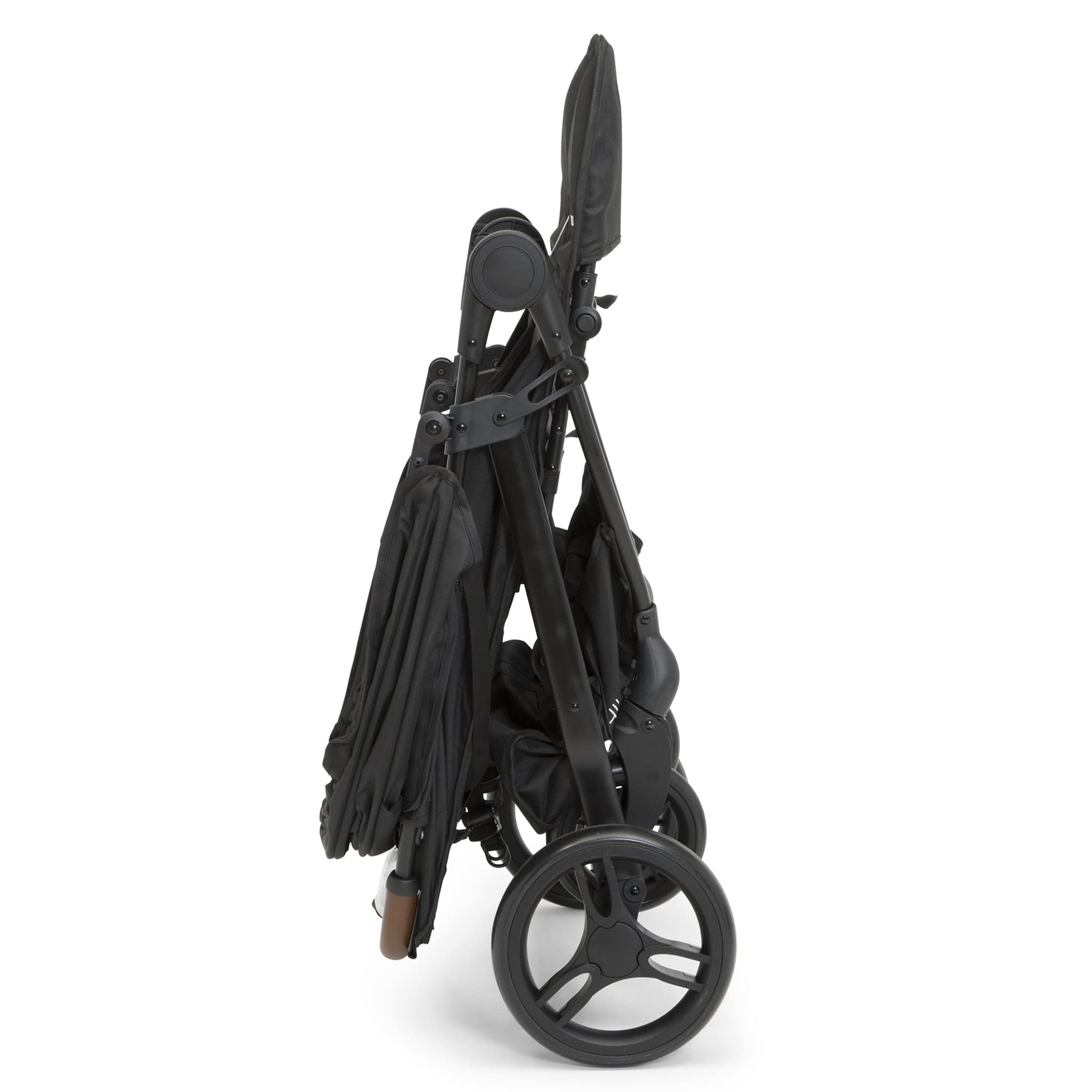 Delta - carriola doble Cruzer para niños, ligero lado a lado con asientos reclinables, toldos extensibles y plegado plano, color negro