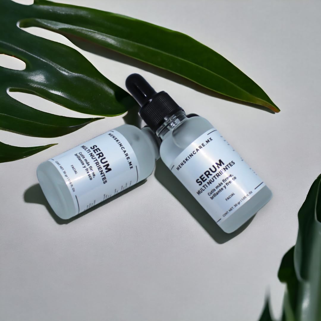 Serum Coctel Multinutrientes con Neoglucosamina, Extracto de Cúrcuma, Vitamina E, Retinol y Acido Hialuronico, Ayuda a la hiperpigamentacion, regenera el cutis, unifca el tono de tu piel.