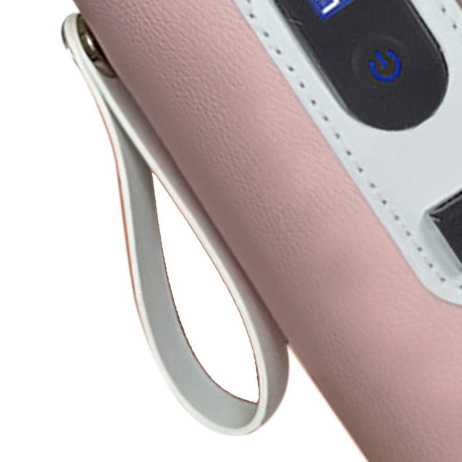 Calentador de Biberones USB con Pantalla LCD, Calentamiento Preciso, Temperatura Ajustable, Calentador de Biberones de Leche Portátil para Viajes, Coche, Avión (Rosa)