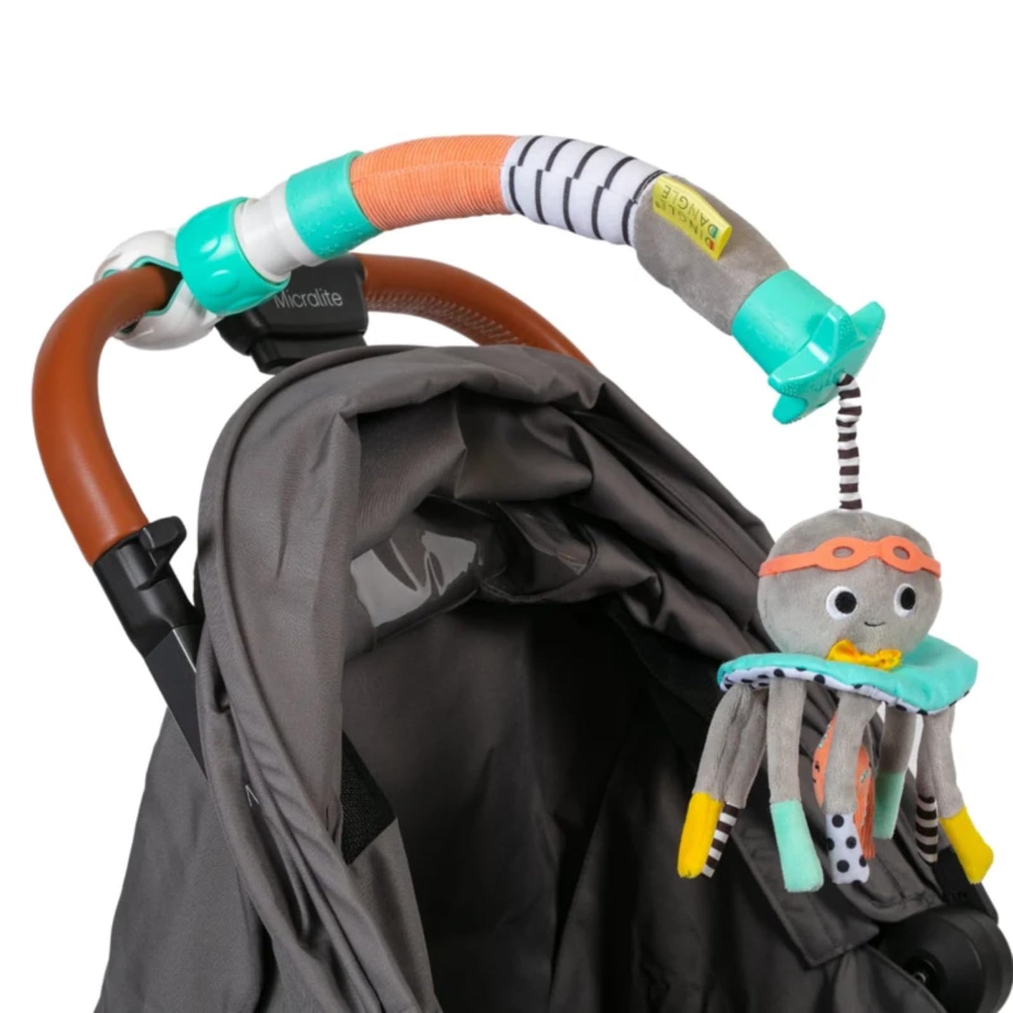 DINGLE DANGLE - Móvil de viaje - Móvil ligero y portátil para bebé, manteniendo al bebé feliz en casa o en movimiento Newborn Essentials Must Haves - Gran regalo de registro de bebé o ducha, destacado