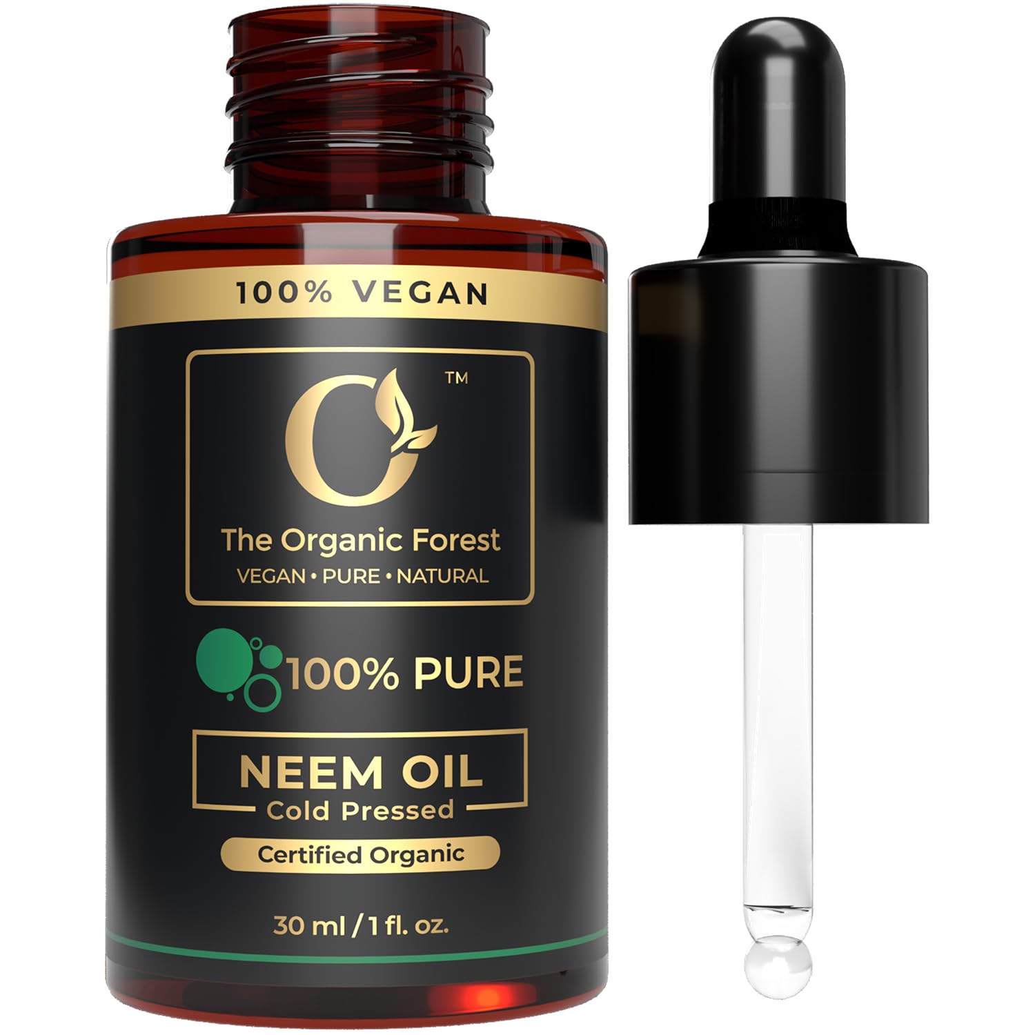 NOVIIML e and Natural Cold Pressed Neem Oil | Skin Care, Hair Care & Soap Making | Moisturizing and Hydrating Oil | Multi-Purpose Carrier Oil Relief from Irritation and Other Skin Issues |