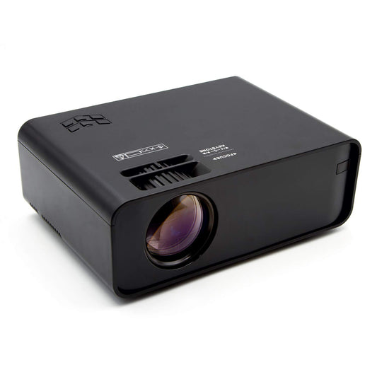 Hertekdo Projector, Full HD 1080p projector Multimedia films projector at Home, HDMI, VGA, USB, AV projectors
