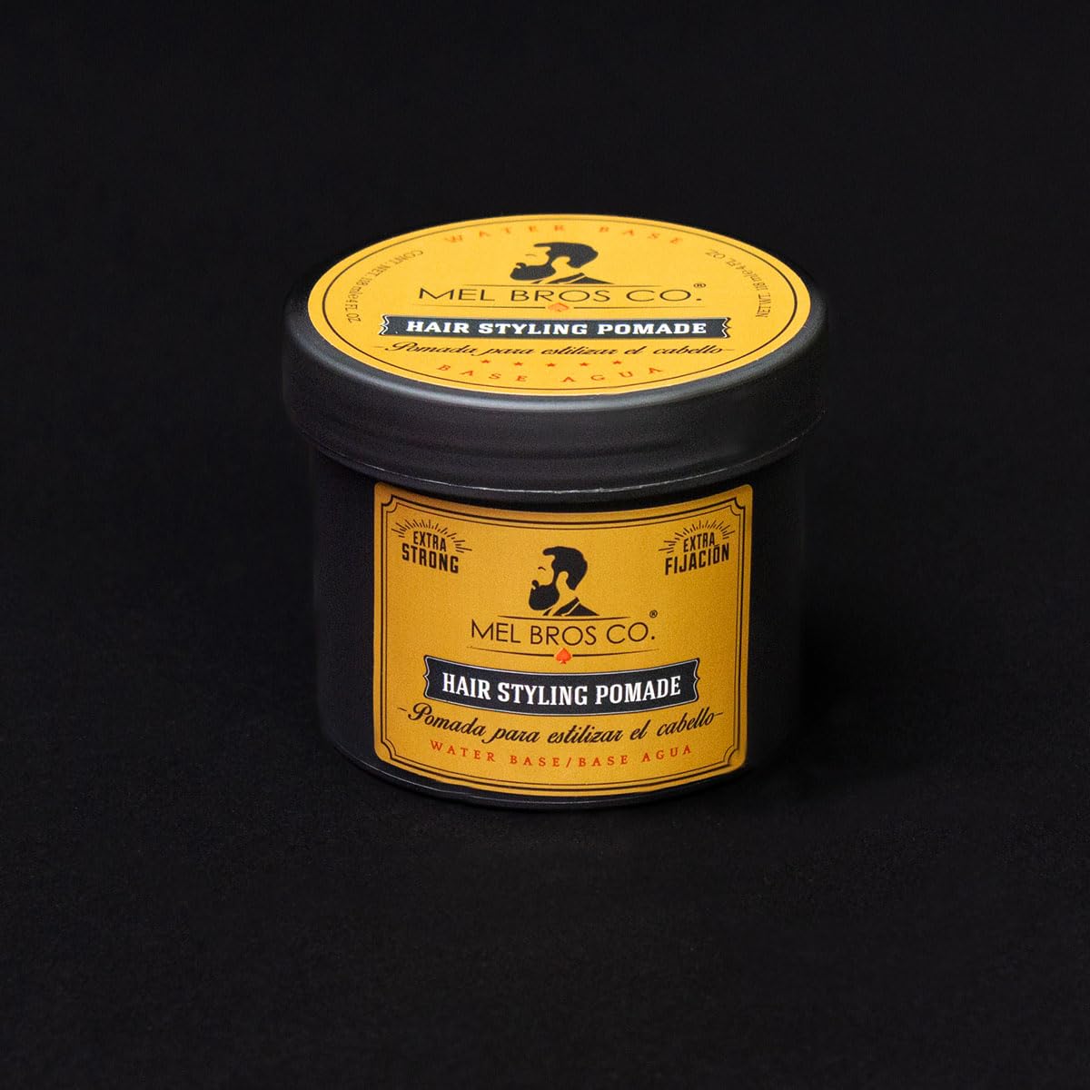 MEL BROS CO. - Hair Styling Pomade - Pomada para estilizar el Cabello. Base Agua. (4 oz / 118 ml, Extra Fijación)