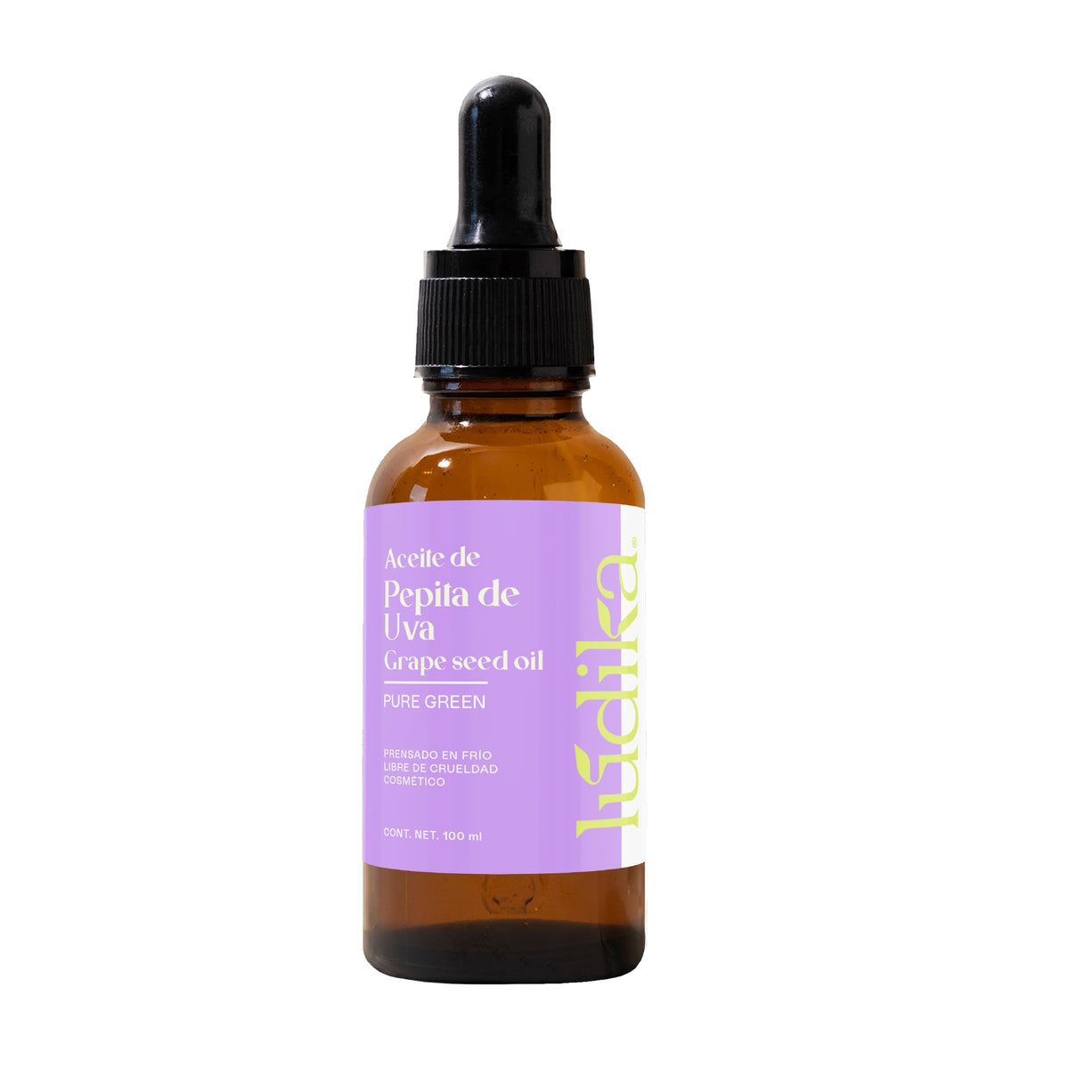 HEBBE | Aceite De Pepita De Uva 100 Ml | Antiedad Nutritivo Y Revitalizante | Rico En Antioxidantes | Ligero Y Ligeramente Astringente | Excelente Para Masajes
