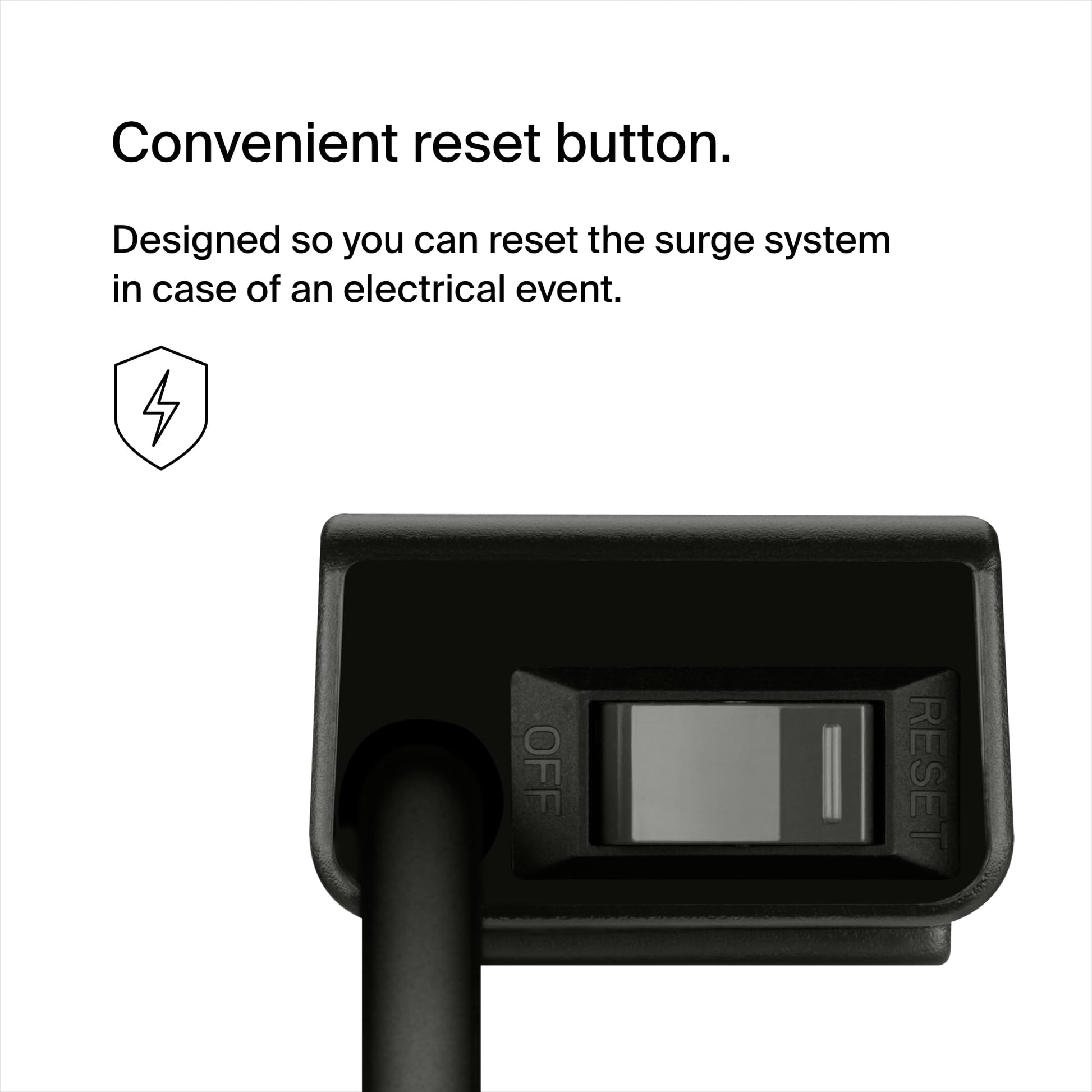 Belkin BSE600-06BLK-WM Supresor de Picos, 6 Salidas, Cable 1.82 metros, 600J, Negro