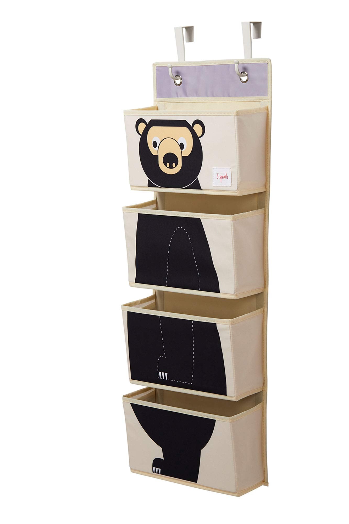 3 Sprouts Hanging Wall Organizer - Almacenamiento para guarderías y cambiadores (Llevar)