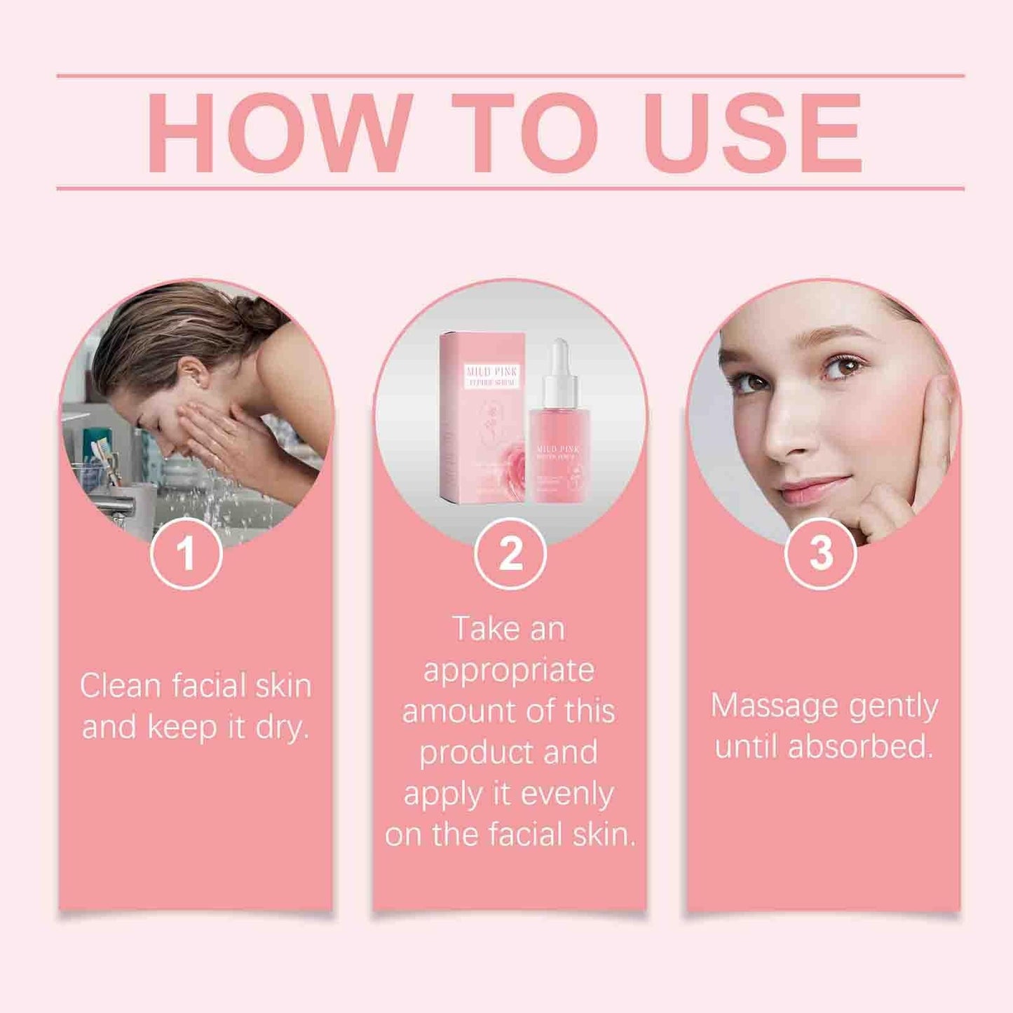 Rose PDRN Pink Peptide Serum, Vegan PDRN Anti-Aging Serum for Fine Lines and Wrinkles, Anti-Aging Minimize Wrinkles and Lifting Firming (30ml,2pc)