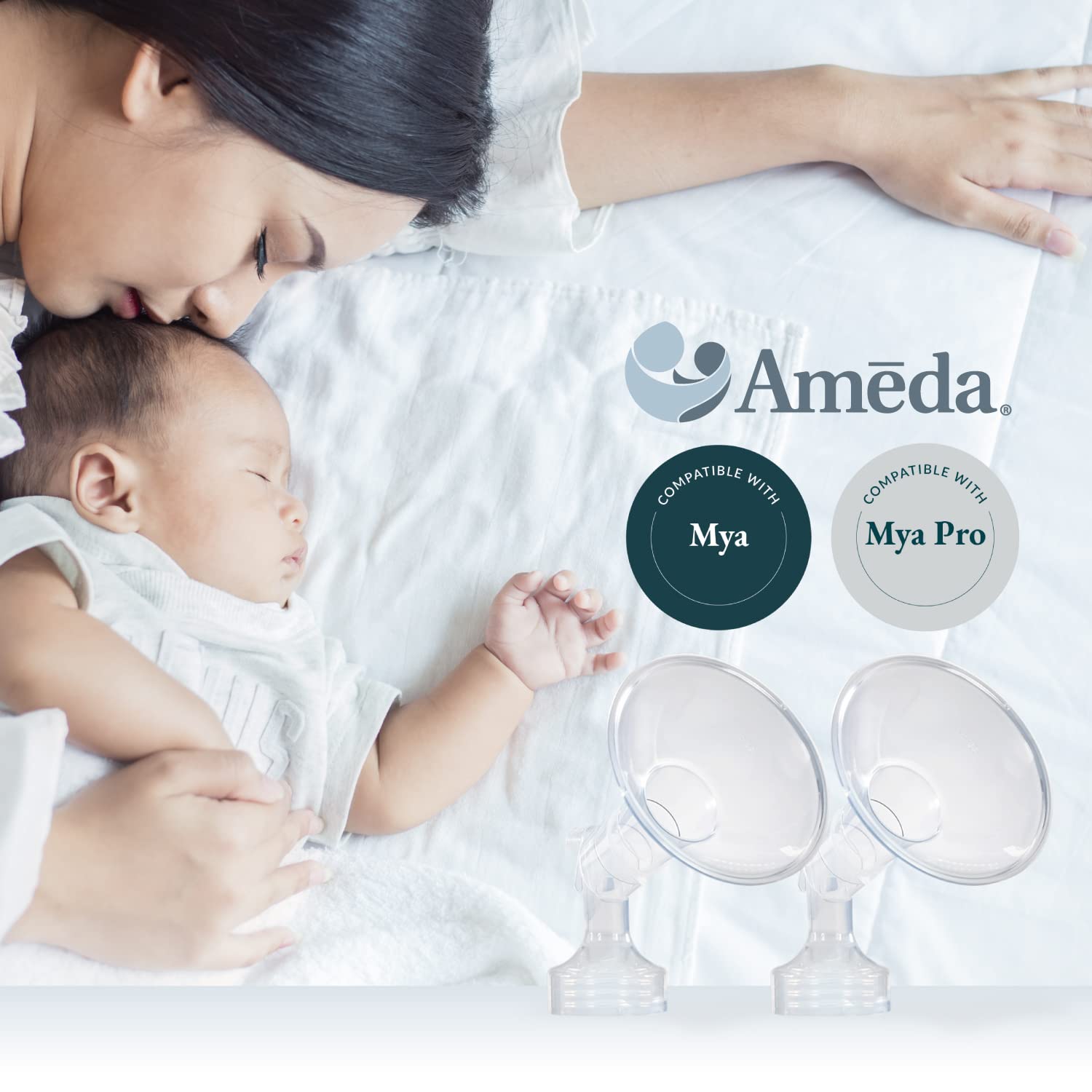 Bridas de Repuesto Ameda MYA 28 mm en Ángulo de Ajuste Cómodo (1 Par) Descontinuado