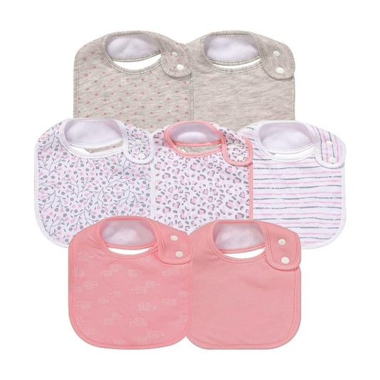 Baberos Absorbentes Gelisite Beige de Algodón para la Dentición de Bebé Paquete de 7