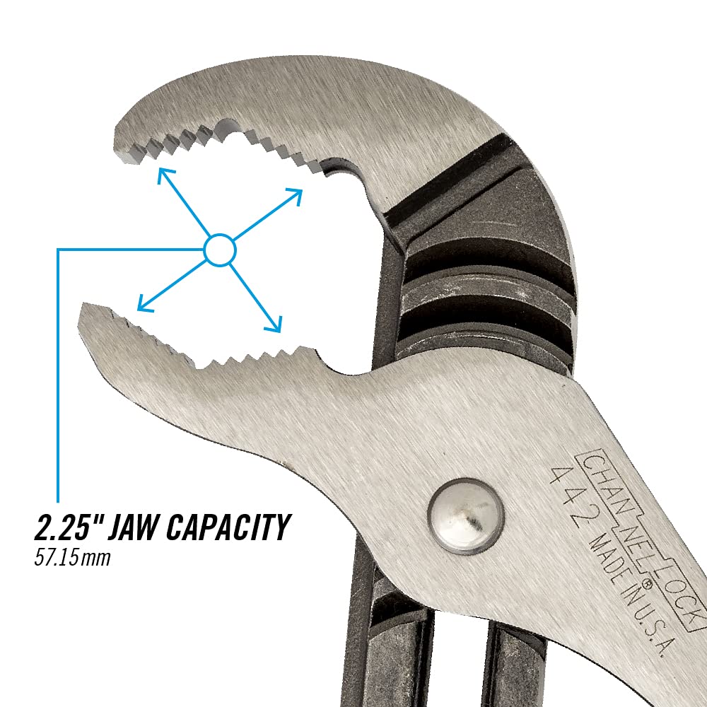 Channellock 442 Pinza de Extensión Mordaza En "V" de 12"