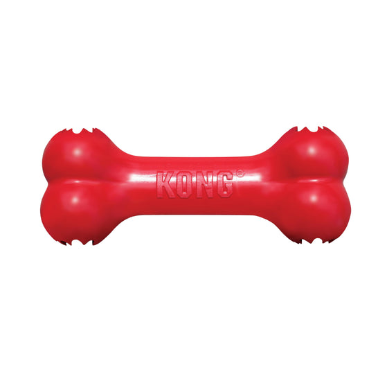 Kong Goodie Bone Juguete para Perro con Forma de Hueso, color Rojo, Mediano