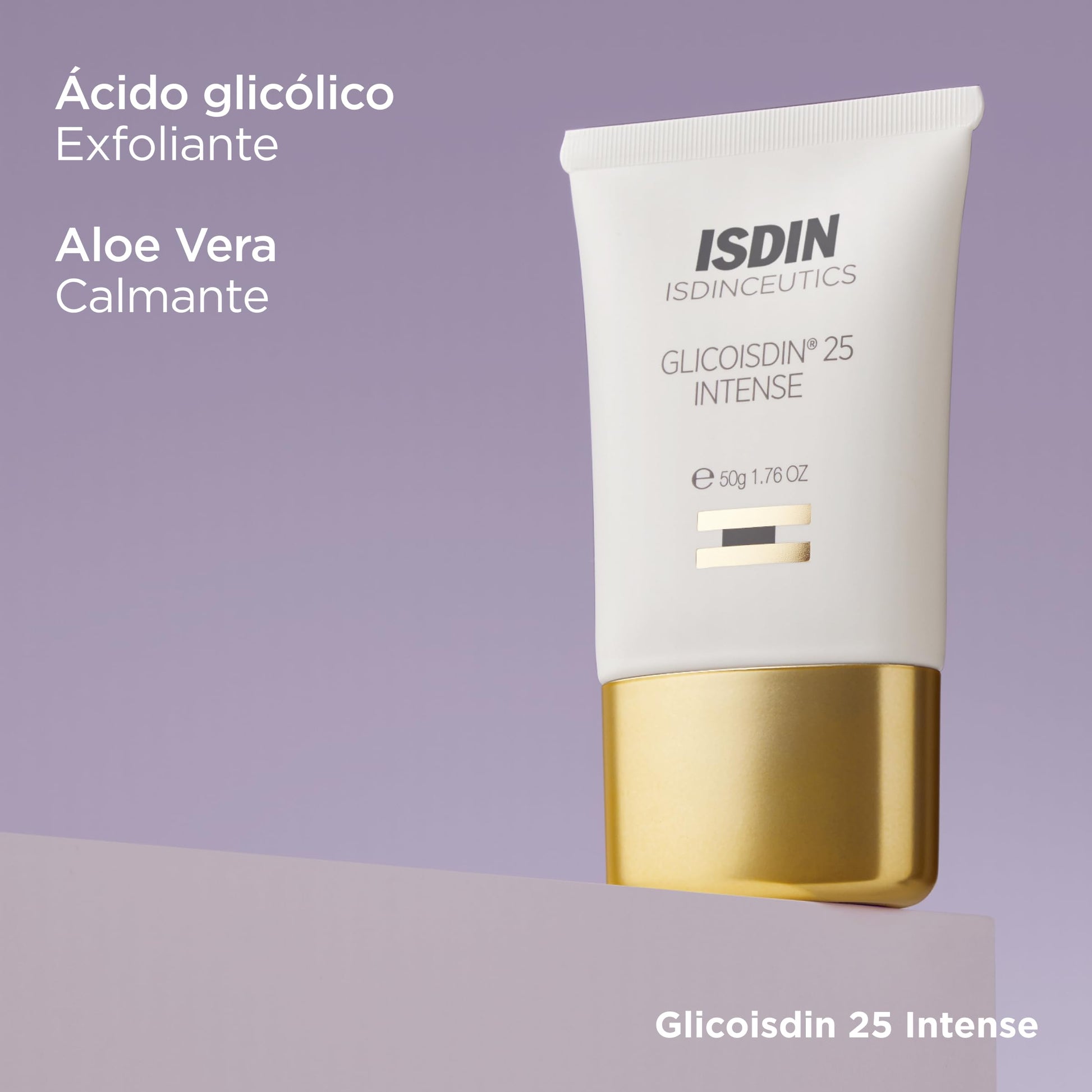 ISDIN ISDINCEUTICS Glicoisdin 25 Intense, Gel Facial Efecto Peeling con Ácido Glicólico, 50 ml