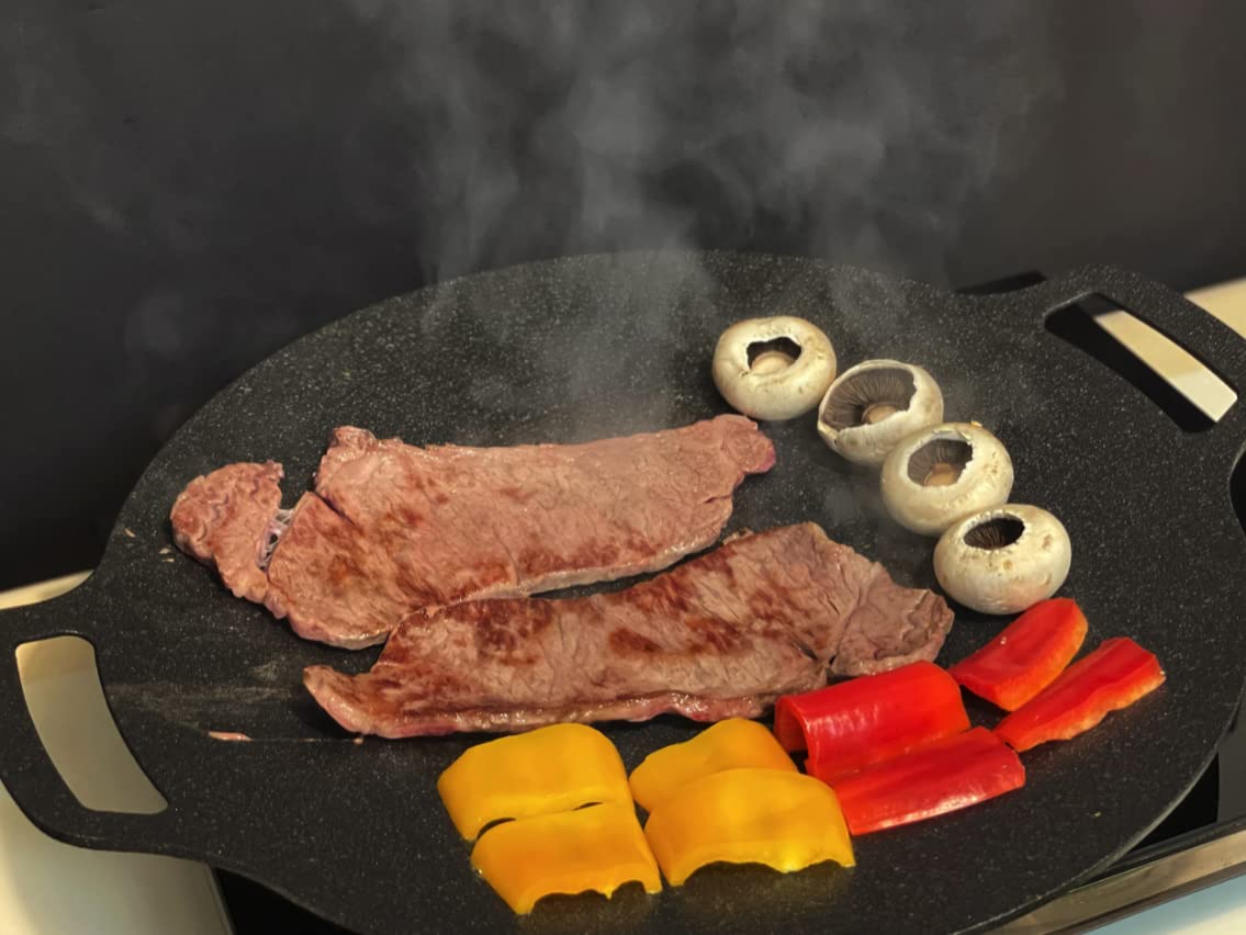 Comal De Mármol Con Inducción De 38 Cm