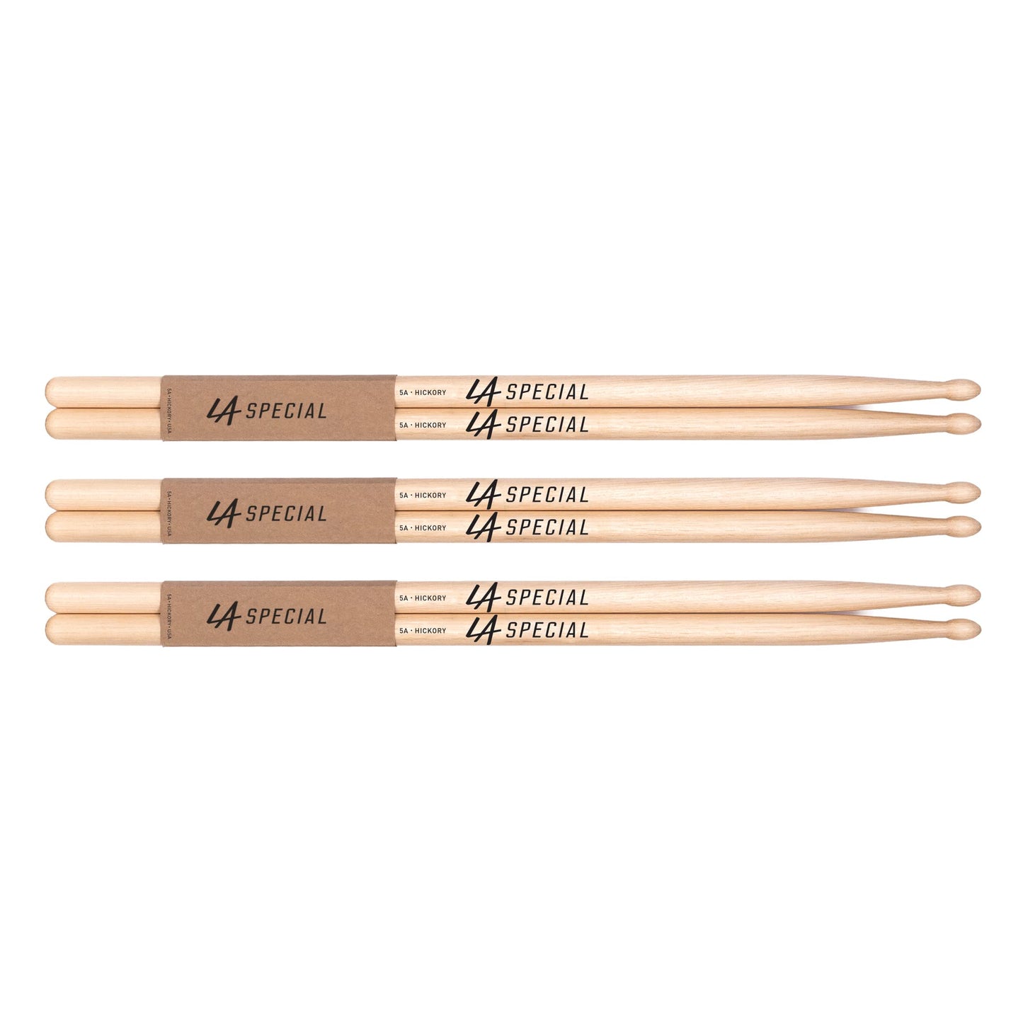 ProMark - PALILLOS LA Specials, 5 A Hickory, paquete de 3