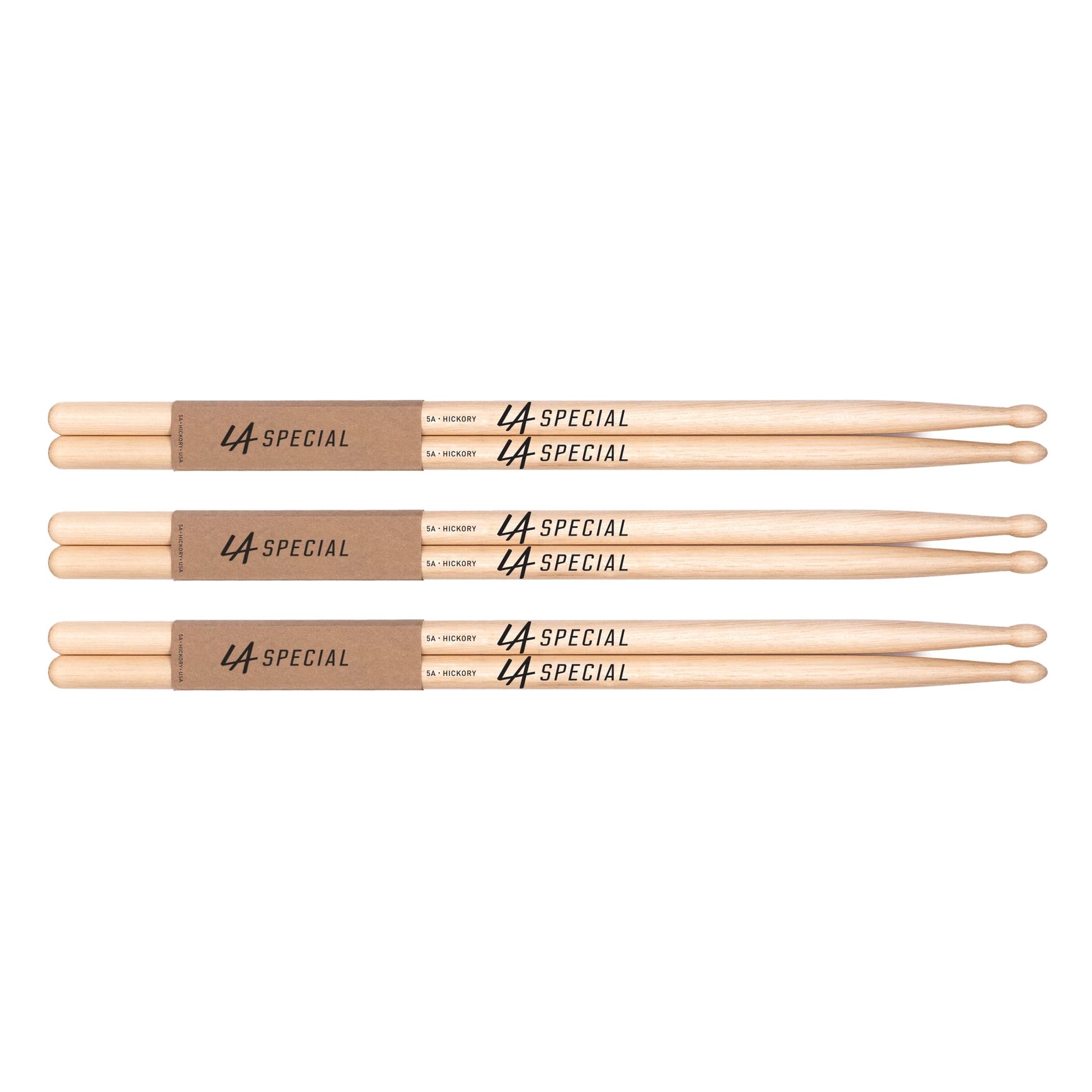 ProMark - PALILLOS LA Specials, 5 A Hickory, paquete de 3