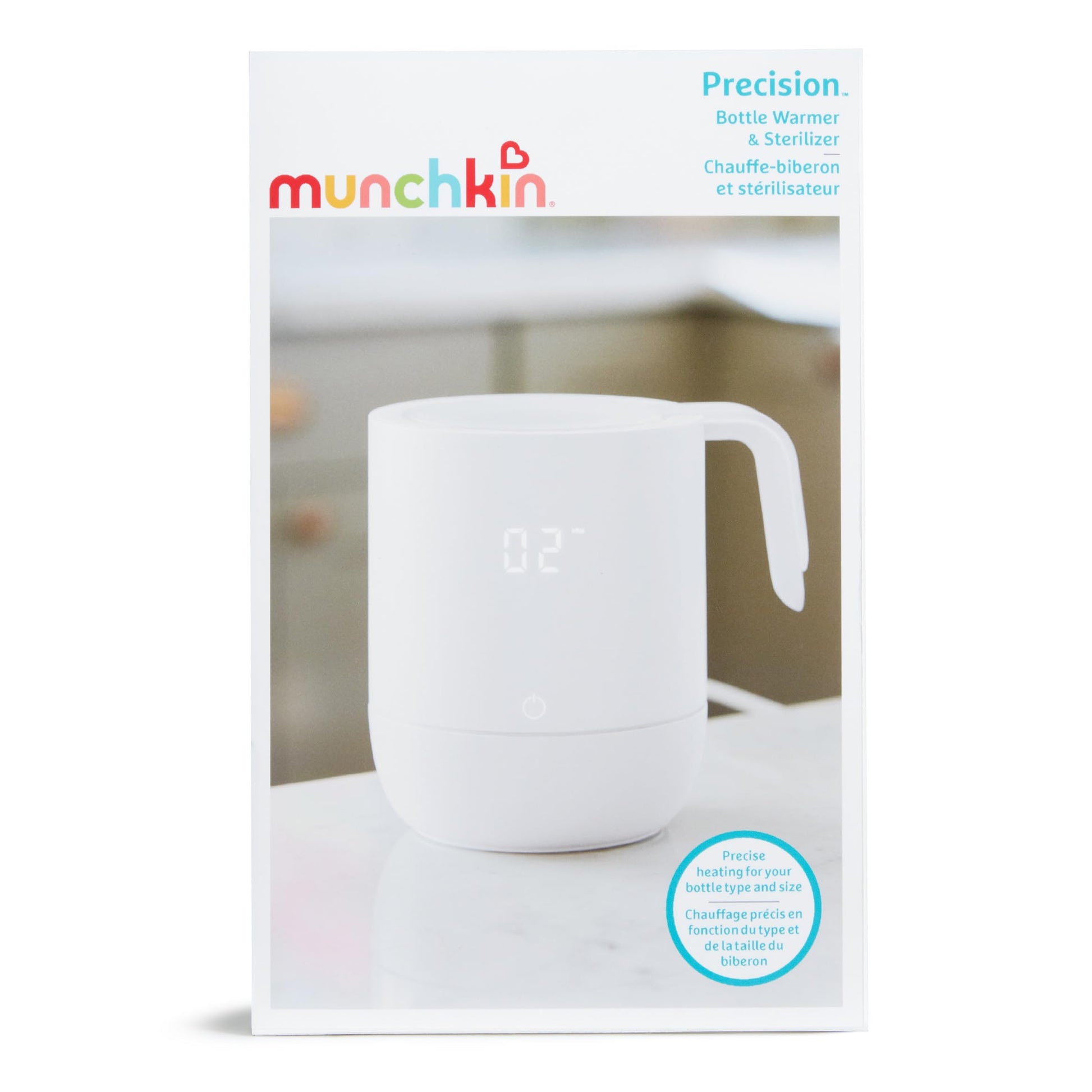 Calentador de Botellas y Esterilizador Munchkin Blanco Compatible con Todas las Marcas