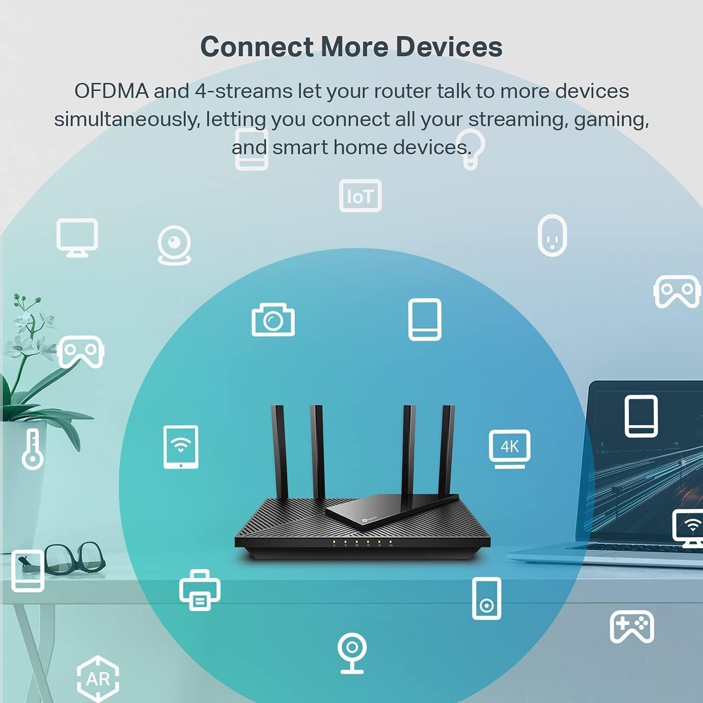 TP-Link AX3000 Wi-Fi 6 Router Archer AX55 de Doble Banda | Enrutador de Internet Gigabit inalámbrico para el hogar | Compatible con EasyMesh | Clientes VPN y Servidor | HomeShield, OFDMA, MU-MIMO |