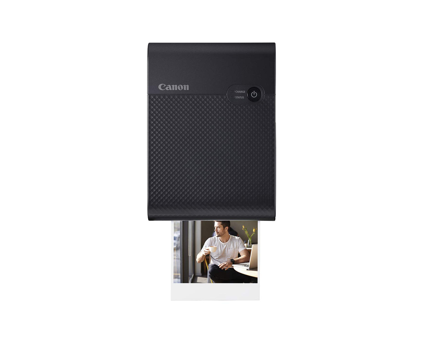 Canon SELPHY Square QX10 Impresora fotográfica compacta portátil, Impresora fotográfica instantánea, Compatible con Dispositivos móviles, AirPrint, Negro