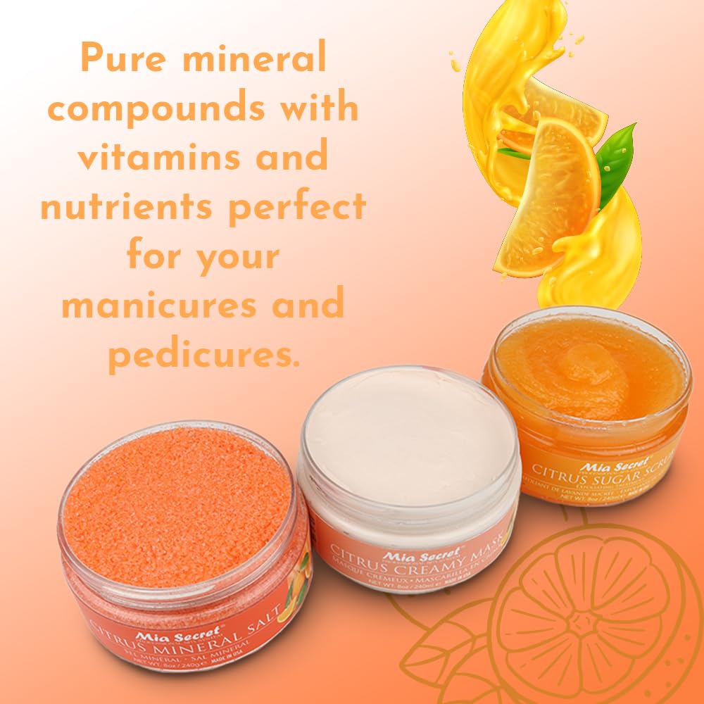 Exfoliante Corporal Mia Secret Citrus Revitalizante y Refrescante