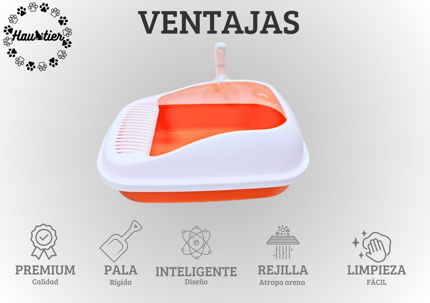 HAU TIER Arenero Abierto Basico Varios Colores Hautier (Naranja)