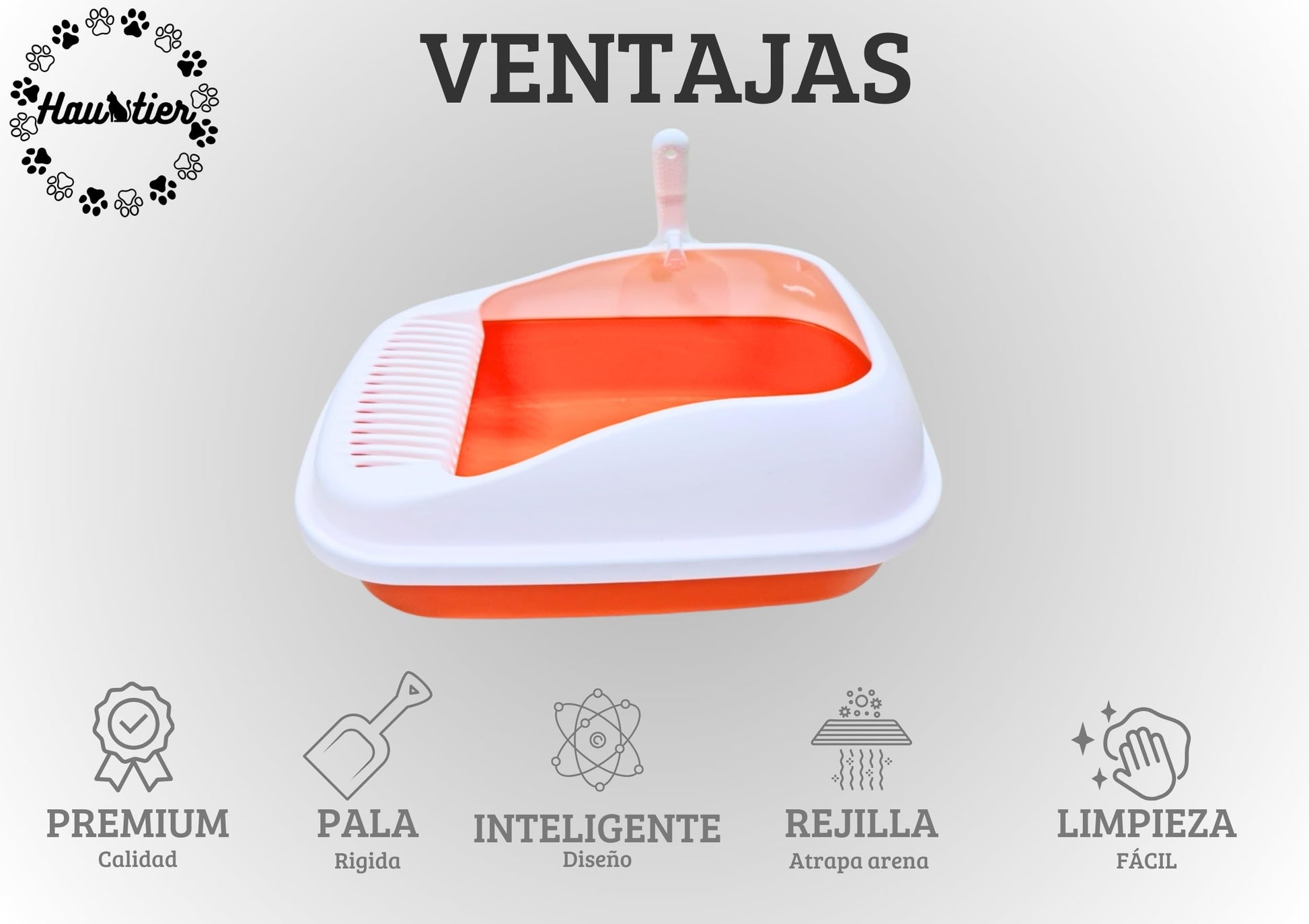 HAU TIER Arenero Abierto Basico Varios Colores Hautier (Naranja)