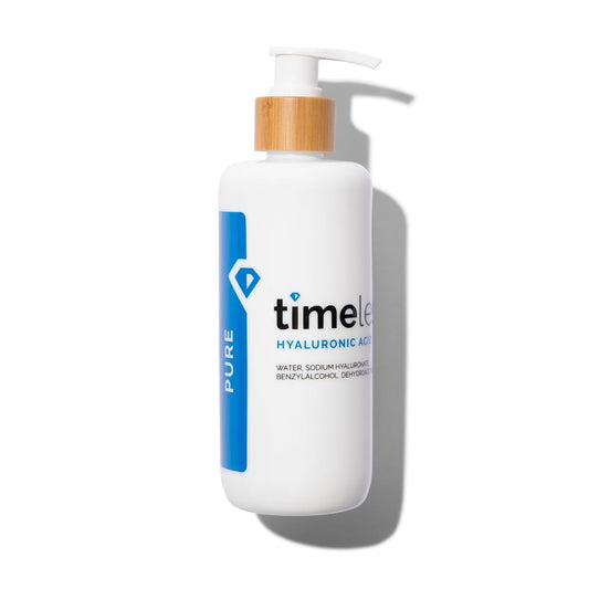 TIMELESS SKIN CARE | Sérum Ácido Hialurónico 100% | Suero para rutina de cuidado facial con Ácido Hialurónico puro para una Hidratación Intensa | Para Todo Tipo de Piel |8oz 240ml