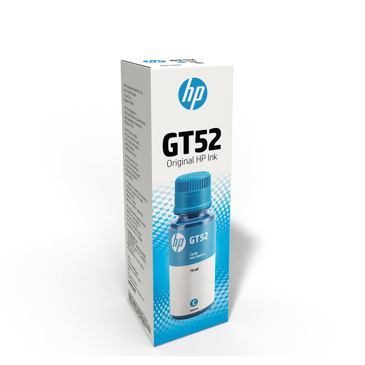 Botella de Tinta HP Cian GT52 Original para DeskJet e Ink Tank Series