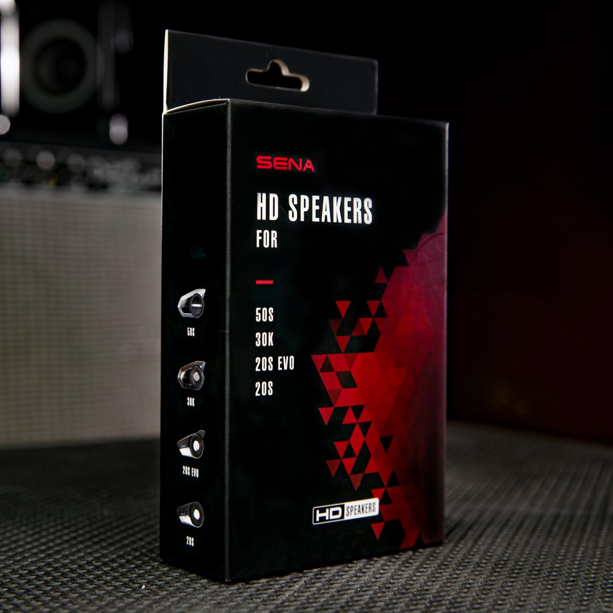 Sena High Definition Speakers, Improved Bass and Clarity | Fits 20S EVO and 30K | Upgraded (Black, Type A)