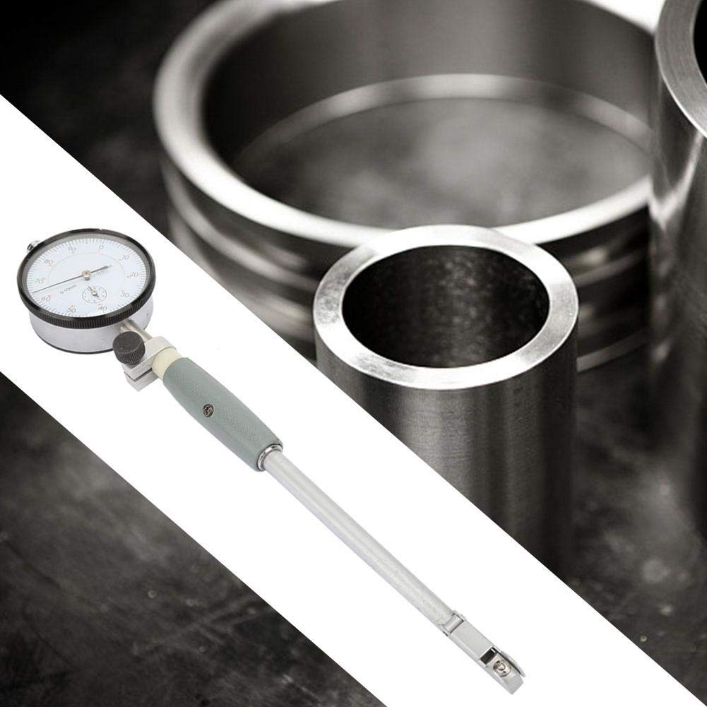 Jectse Dial Bore Gauge, Escala de diámetro Interno de 50-160 mm 18-35 mm 0.01 mm con un Buen Puente de protección guía, para medir Las Dimensiones internas de Las Piezas por método comparativo