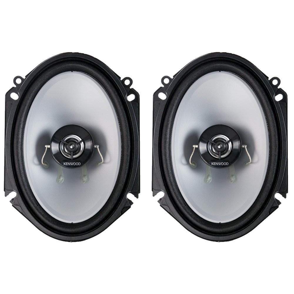 Altavoces Estéreo Kenwood Negro 6X8 250 W 2 Vías para Coche