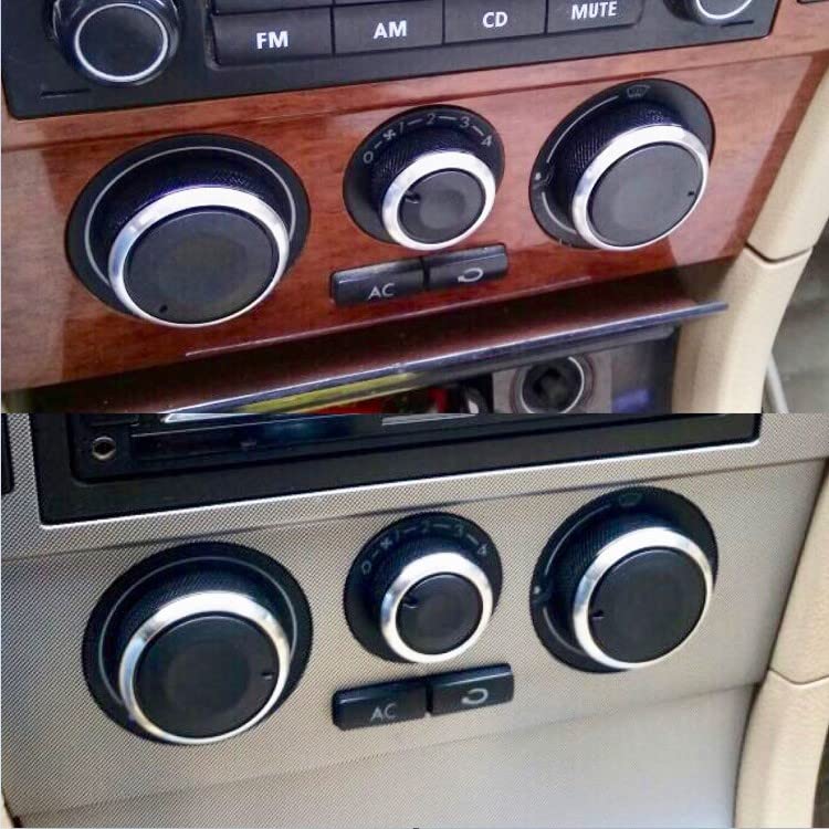 Perillas de Interruptor de Aire Acondicionado Qiilu para Heater Dash