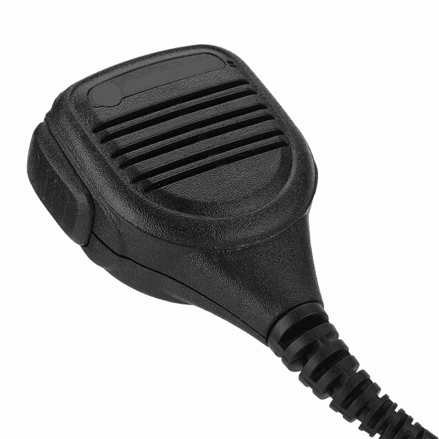 Hakeeta Micrófono de Mano Radio bidireccional Altavoz Mic 2 Pin Compatible para GP88S, GP2000, GP88, GP3688, transceptor de Walkie Talkie con Clip de cinturón de Acero, Negro