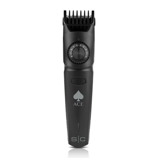 Batidora de Barba Stylecraft Ace Premium Negra, Ligera y Recargable con USB-C para Hombre