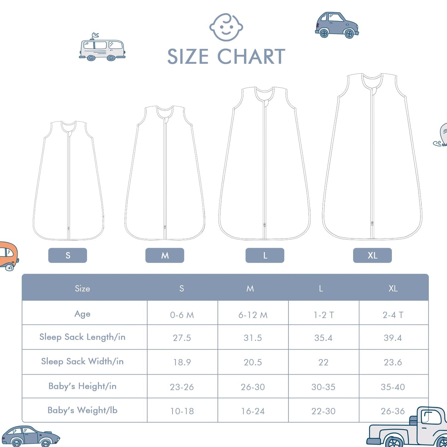 TADO MUSLIN - Saco de dormir para bebé de 6 a 12 meses, manta portátil para bebés, 100% algodón orgánico, cierre de 2 vías, YKK 0.5 TOG, sacos de dormir para niños pequeños