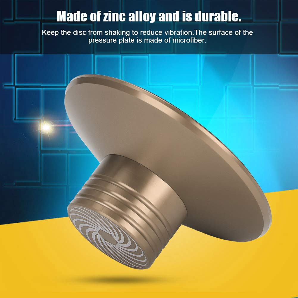 Estabilizador de Discos de Aluminio para LP Vinilo Metálico Rojo Negro Dorado Oro