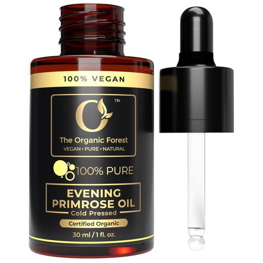 The Organic Forest – VEGAN PURE NATURAL Usda Aceite Orgánico De Onagra - Aceite De Onagra 100% Puro Y Natural Para La Piel Y La Cara - Aceite Transportador Líquido Para Mezcla De Aceites Esen