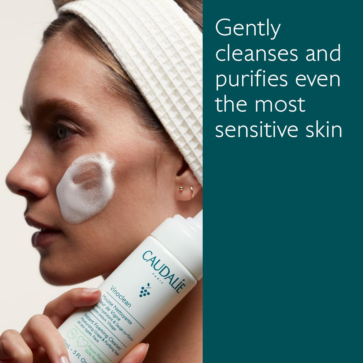 Caudalie Vinoclean Espuma Facial Limpiadora - 50 mL