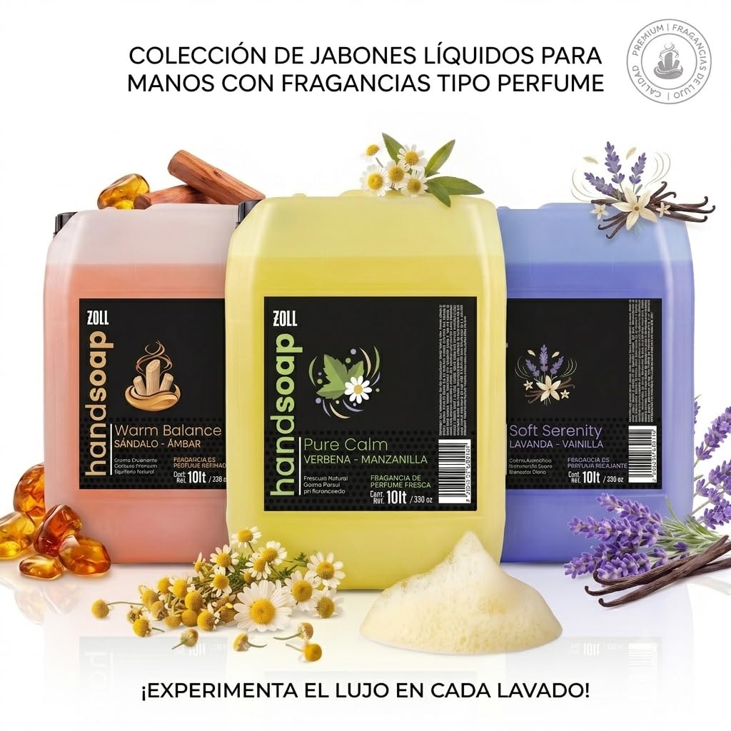 Zoll, Jab?n L?quido para Manos con Aroma Tipo Perfume