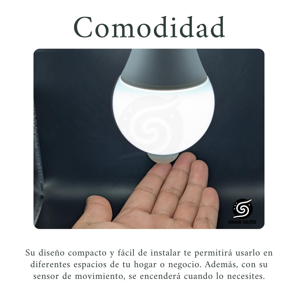 Foco Wanergy Led 7w Sensor De Movimiento
