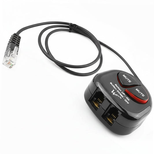 Adaptador Y Entrenamiento de Teléfono con Botón de Silencio Nortel Meridican Norstar Avaya Ashtra Mitel Polycom Ge y Otros Teléfono Ip