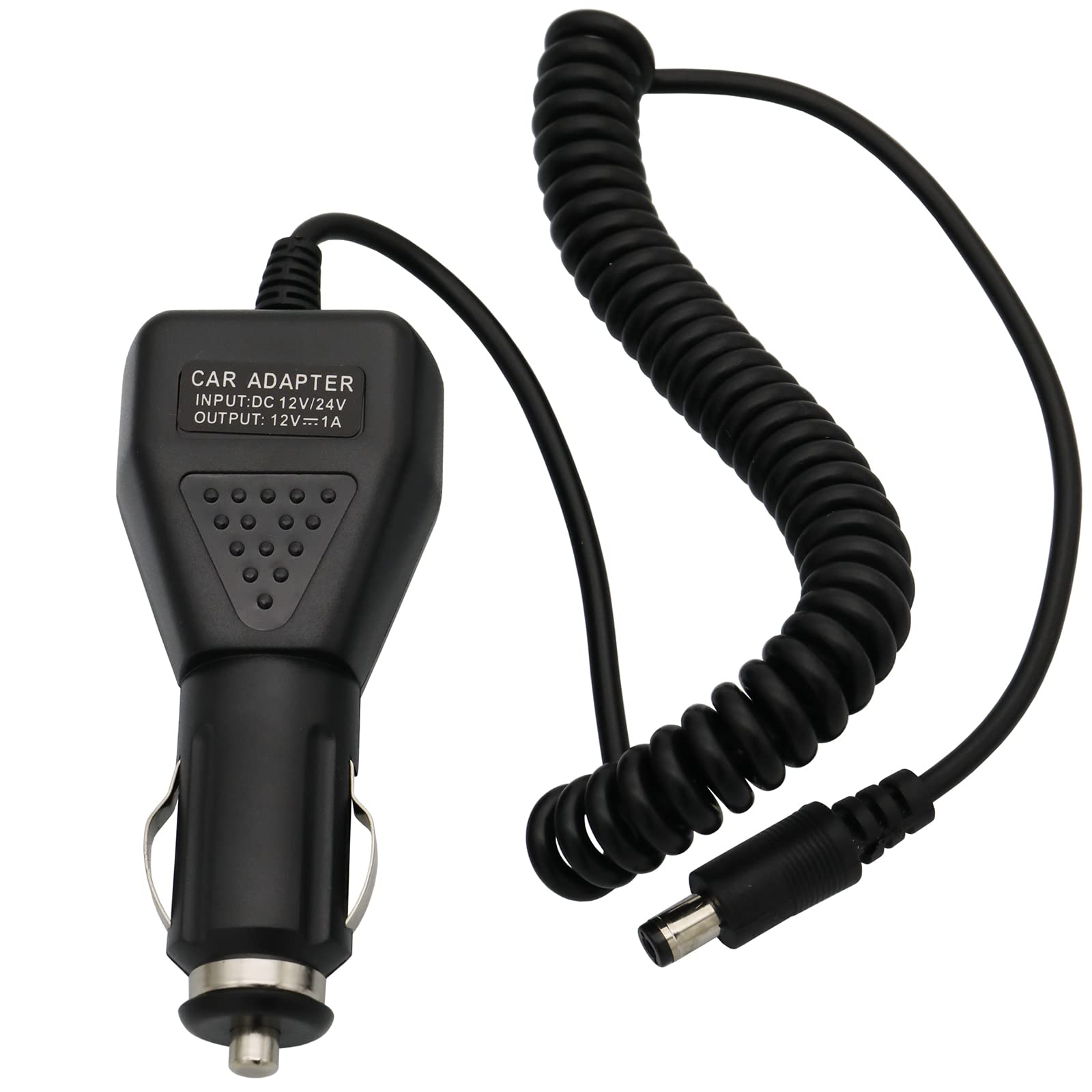 Cable de carga de batería de 12 V/24 V para coche, compatible con Motorola Kenwood Icom Base de cargador