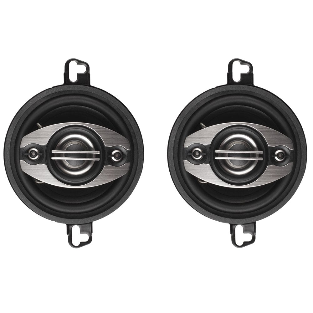 Audiobahn Juego de Bocinas para Automóvil de 3.5" de 4 Vías AS3.5i