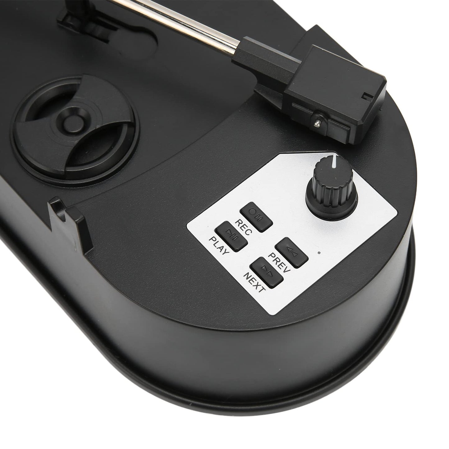 Cryfokt Tocadiscos de Vinilo, USB 2.0 Reproductor de Audio de Discos LP Conecta Y Reproduce Convertidor de Reproductores de CD MP3 Tocadiscos de Vinilo Grabación de Vinilo a MP3