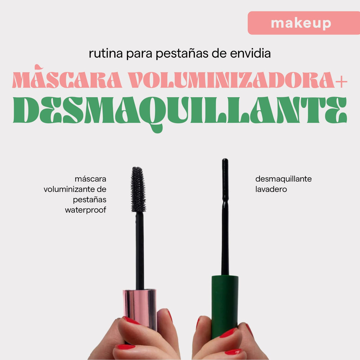 SARELLY, Kit Ojos, Máscara de Pestañas Volume Horse Lashes + Desmaquillante Lavadero, Sarelly Creativo Lab