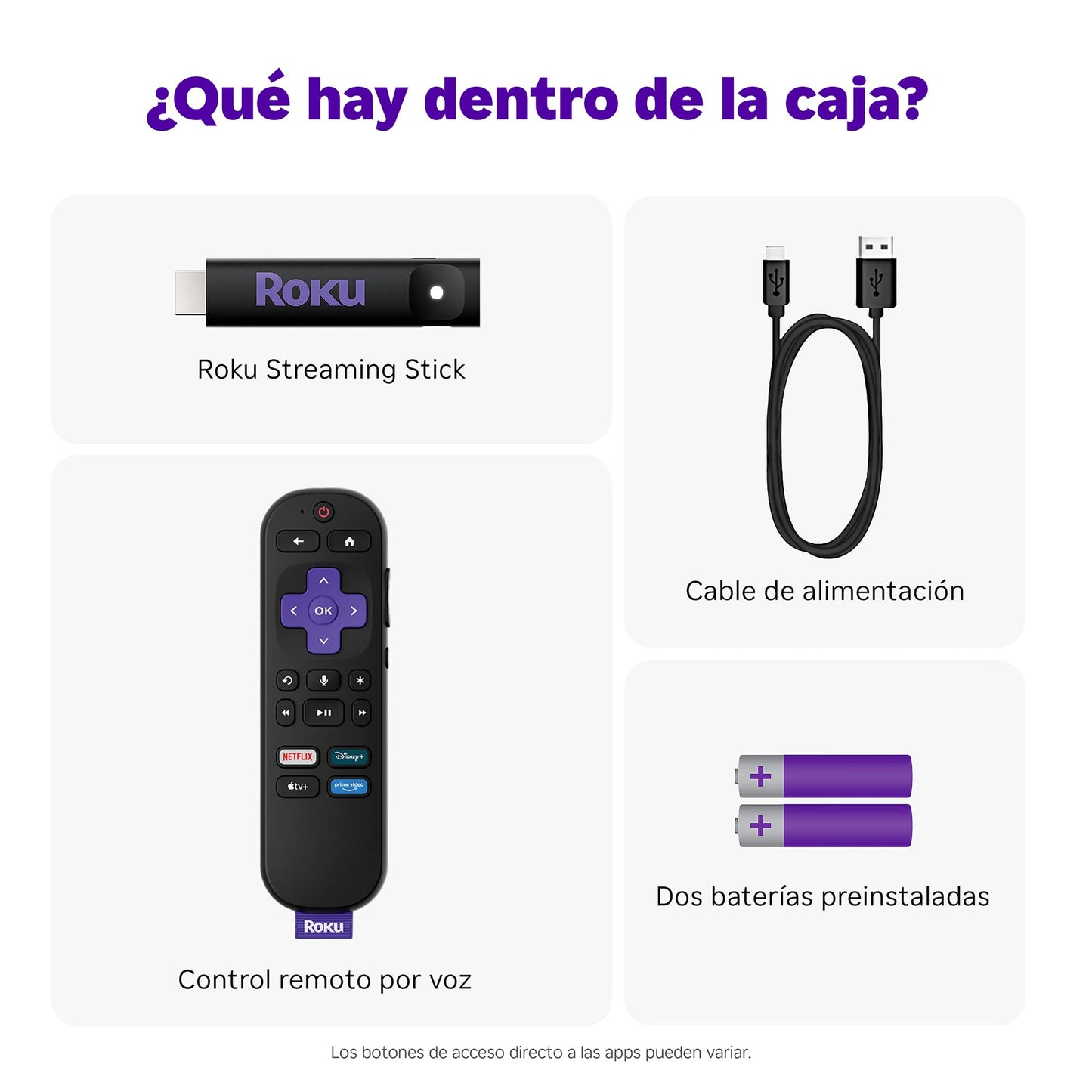 Dispositivo de Streaming Roku HD 2025 con Control Remoto por Voz para TV en Vivo y Gratis
