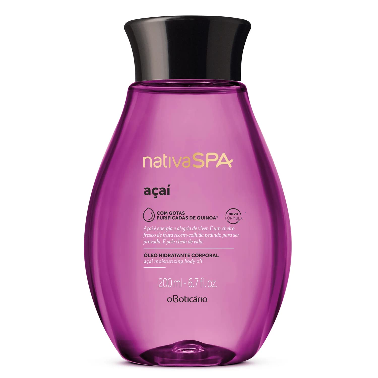 NATIVA SPA O BOTICÁRIO Aceite corporal hidratante Nativa Spa Açaí
