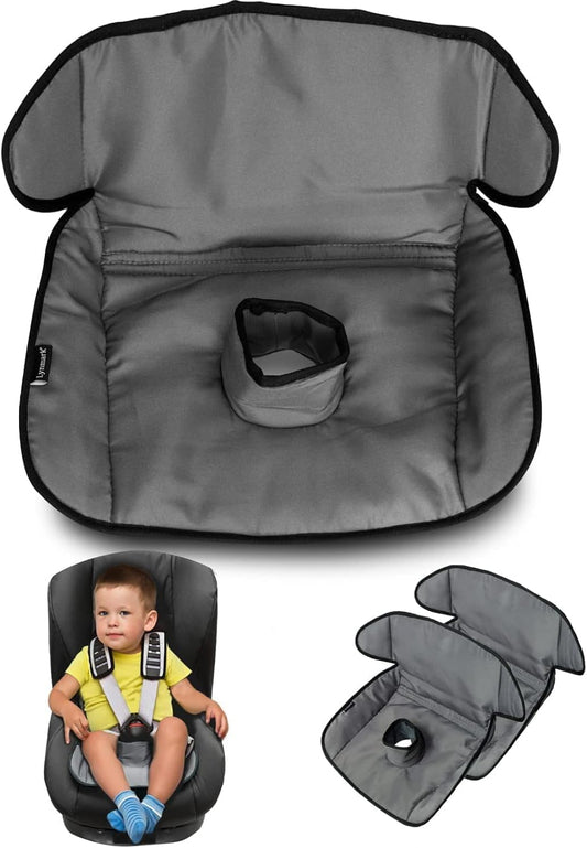 Protector de Asiento de Coche Piddle Pad Negro para Bebés y Niños Pequeños